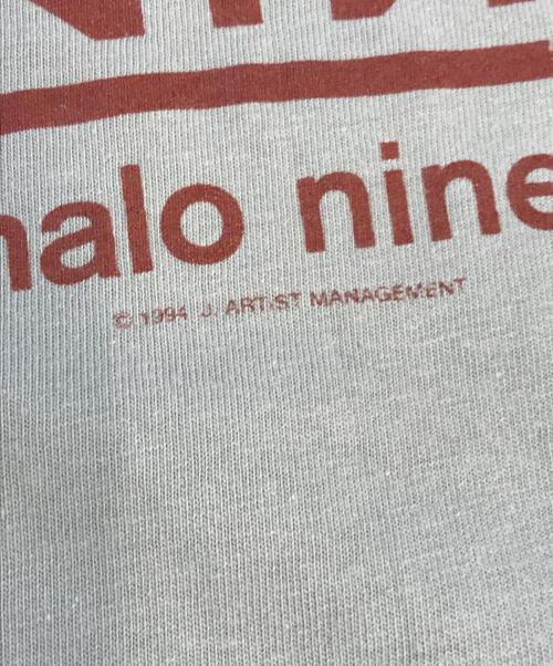 バンドTシャツ（バンドTシャツ）バンドTシャツ (バンドTシャツ) 90s NINE INCH NAILS(ナインインチネイルズ) バンドバンドTシャツ カーキ サイズ:XLの古着・服飾アイテム