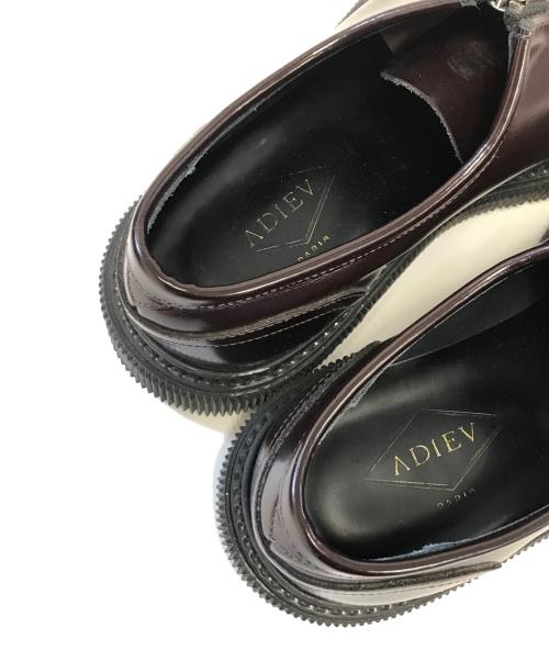 ADIEV（アデュー）ADIEV (アデュー) レザーシューズ ブラウン サイズ:38の古着・服飾アイテム