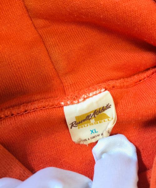 RUSSELL ATHLETIC（ラッセルアスレチック）RUSSELL ATHLETIC (ラッセルアスレチック) ダブルフェイスパーカー オレンジ サイズ:XL　　　の古着・服飾アイテム