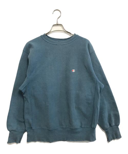Champion（チャンピオン）Champion (チャンピオン) リバースウィーブスウェット ブルー サイズ:Ｌの古着・服飾アイテム
