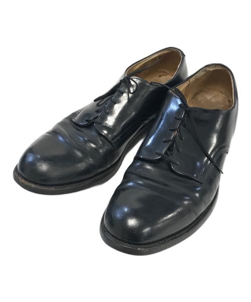 VINTAGE MILITARY（ヴィンテージ ミリタリー）VINTAGE MILITARY (ヴィンテージ ミリタリー) U'S NAVY 80'sサービスシューズ ブラック サイズ:70 1/2Rの古着・服飾アイテム
