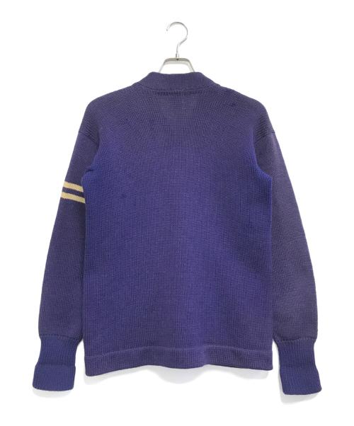 Champion（チャンピオン）Champion (チャンピオン) レタードカーディガン パープル サイズ:表記なしの古着・服飾アイテム