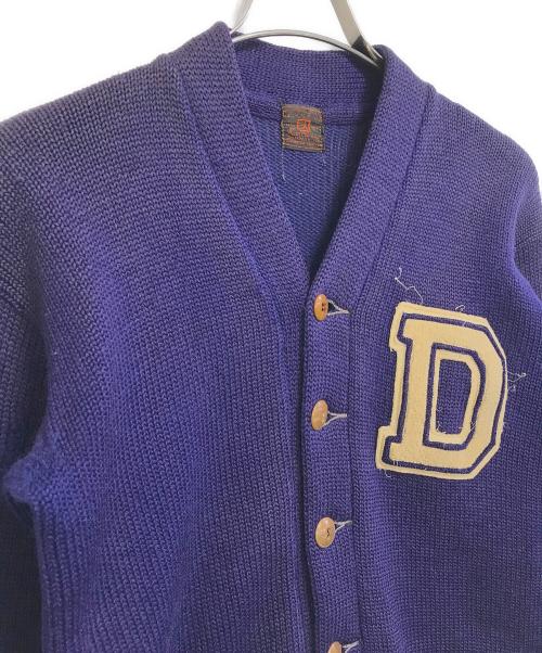 Champion（チャンピオン）Champion (チャンピオン) レタードカーディガン パープル サイズ:表記なしの古着・服飾アイテム