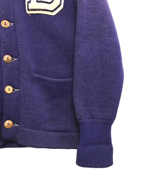 Champion（チャンピオン）Champion (チャンピオン) レタードカーディガン パープル サイズ:表記なしの古着・服飾アイテム