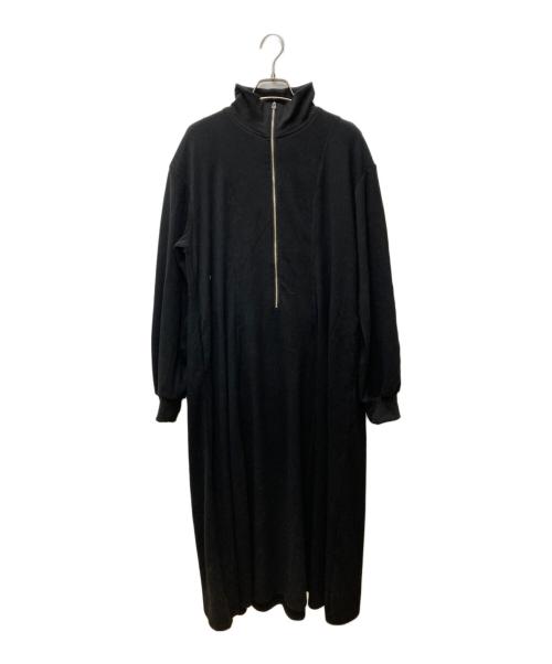 chignon（シニヨン）chignon (シニヨン) ハーフZIPカットワンピース 5735-282AYE ブラック サイズ:Fの古着・服飾アイテム