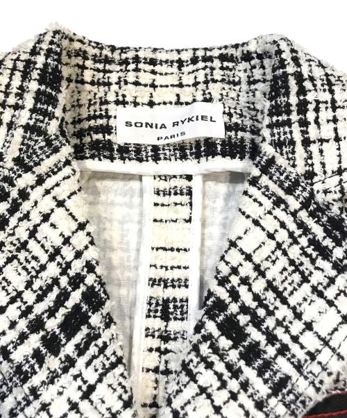 SONIA RYKIEL（ソニア リキエル）SONIA RYKIEL (ソニア リキエル) ツイードテーラードジャケット　19121104 アイボリー サイズ:36の古着・服飾アイテム