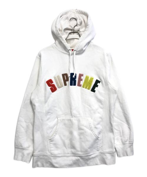 SUPREME（シュプリーム）SUPREME (シュプリーム) プルオーバーパーカー ホワイト サイズ:Ｌの古着・服飾アイテム