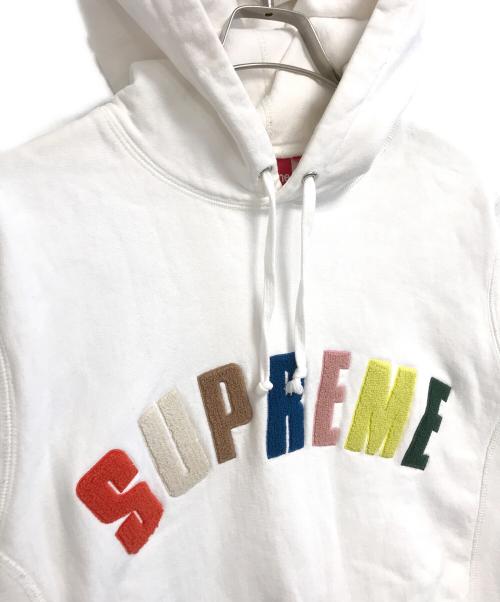 SUPREME（シュプリーム）SUPREME (シュプリーム) プルオーバーパーカー ホワイト サイズ:Ｌの古着・服飾アイテム
