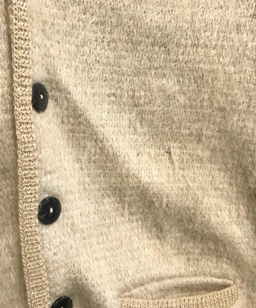 pennleigh（ペンリー）pennleigh (ペンリー) モヘアカーディガン ベージュ サイズ:Lの古着・服飾アイテム