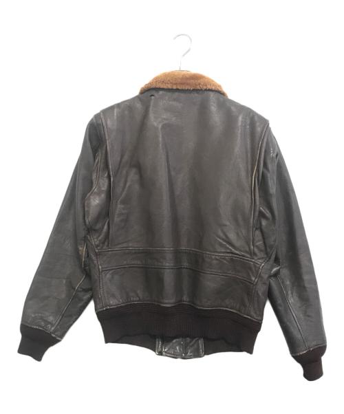 VINTAGE MILITARY（ヴィンテージ ミリタリー）VINTAGE MILITARY (ヴィンテージ ミリタリー) Ｇ-1フライトジャケット ブラウン サイズ:40の古着・服飾アイテム