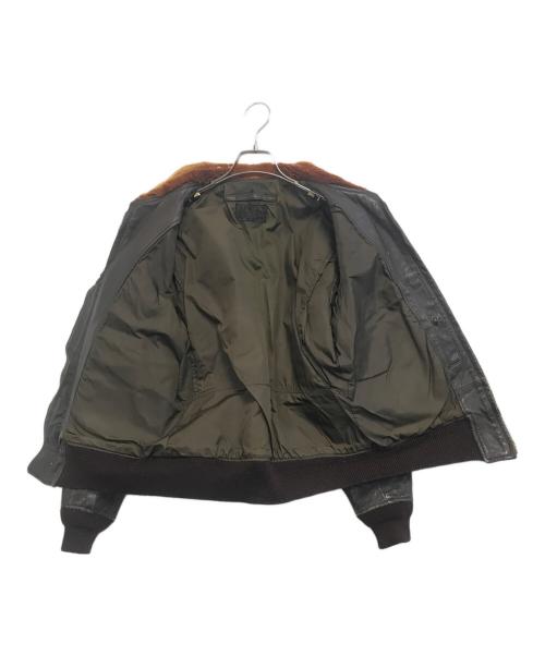 VINTAGE MILITARY（ヴィンテージ ミリタリー）VINTAGE MILITARY (ヴィンテージ ミリタリー) Ｇ-1フライトジャケット ブラウン サイズ:40の古着・服飾アイテム