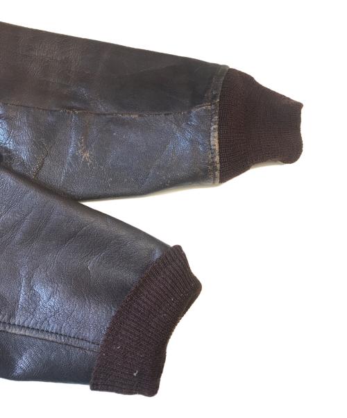 VINTAGE MILITARY（ヴィンテージ ミリタリー）VINTAGE MILITARY (ヴィンテージ ミリタリー) Ｇ-1フライトジャケット ブラウン サイズ:40の古着・服飾アイテム