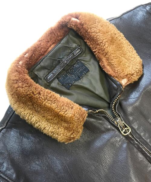 VINTAGE MILITARY（ヴィンテージ ミリタリー）VINTAGE MILITARY (ヴィンテージ ミリタリー) Ｇ-1フライトジャケット ブラウン サイズ:40の古着・服飾アイテム