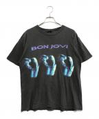 バンドTシャツバンドTシャツ）の古着「90s BON JOVI(ボン・ジョビ) バンドTシャツ」｜ブラック