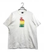 stussyステューシー）の古着「ラスタTシャツ」｜ホワイト