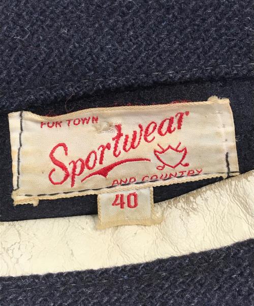 sportswear（スポーツウェア）sportswear (スポーツウェア) リバーシブルスタジャン ネイビー サイズ:40の古着・服飾アイテム