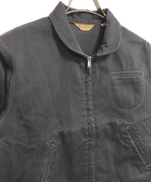 BUTCHER PRODUCTS（ブッチャープロダクツ）BUTCHER PRODUCTS (ブッチャープロダクツ) 丸襟スポーツジャケット ブラック サイズ:36の古着・服飾アイテム