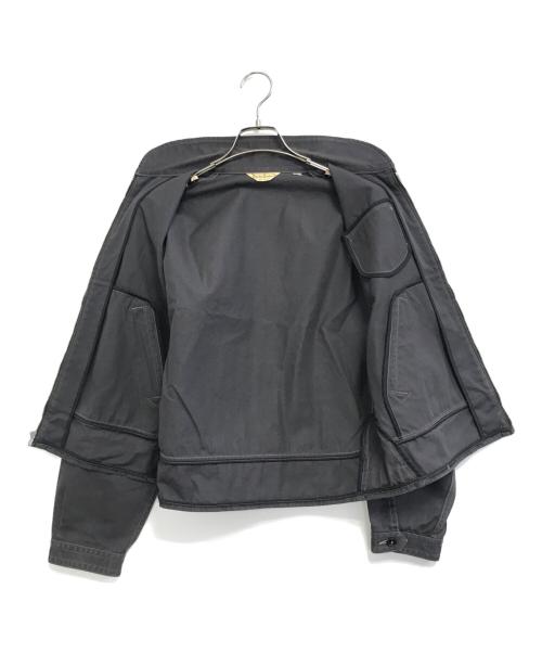 BUTCHER PRODUCTS（ブッチャープロダクツ）BUTCHER PRODUCTS (ブッチャープロダクツ) 丸襟スポーツジャケット ブラック サイズ:36の古着・服飾アイテム