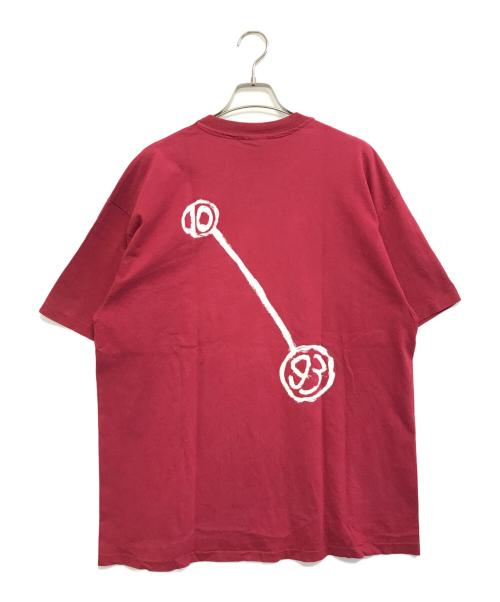 バンドTシャツ（バンドTシャツ）バンドTシャツ (バンドTシャツ) 90s PEARE JAM(パール・ジャム) バンドTシャツ レッド サイズ:XLの古着・服飾アイテム