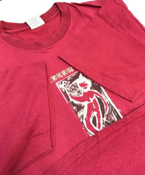 バンドTシャツ（バンドTシャツ）バンドTシャツ (バンドTシャツ) 90s PEARE JAM(パール・ジャム) バンドTシャツ レッド サイズ:XLの古着・服飾アイテム