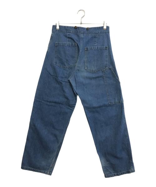 VINTAGE MILITARY（ヴィンテージ ミリタリー）VINTAGE MILITARY (ヴィンテージ ミリタリー) U'S NAVY セーラーパンツ インディゴ サイズ:表記なしの古着・服飾アイテム