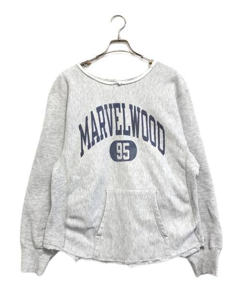 Champion（チャンピオン）Champion (チャンピオン) 染込み2段リバースウィーブスウェット グレー サイズ:XLの古着・服飾アイテム