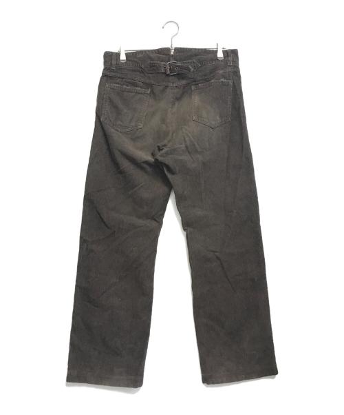 DOLCE & GABBANA（ドルチェ＆ガッバーナ）DOLCE & GABBANA (ドルチェ＆ガッバーナ) シンチバックコーデュロイパンツ ブラウン サイズ:38の古着・服飾アイテム