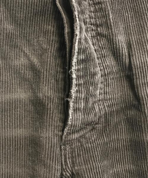 DOLCE & GABBANA（ドルチェ＆ガッバーナ）DOLCE & GABBANA (ドルチェ＆ガッバーナ) シンチバックコーデュロイパンツ ブラウン サイズ:38の古着・服飾アイテム