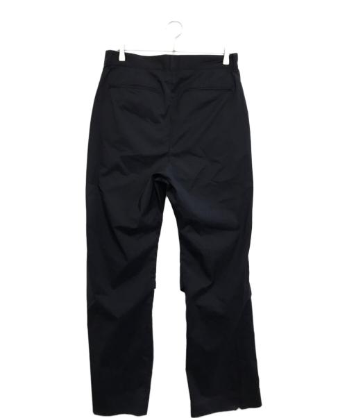 ICE & TECNO（アイスアンドテクノ）ICE & TECNO (アイスアンドテクノ) KNEE TUCK SLACKS ネイビー サイズ:Ｌの古着・服飾アイテム