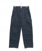 STAR TEAMスターチーム）の古着「ダブルニーパンツ」｜ネイビー