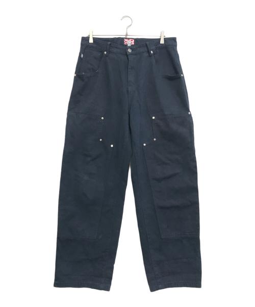 STAR TEAM（スターチーム）STAR TEAM (スターチーム) ダブルニーパンツ ネイビー サイズ:34の古着・服飾アイテム