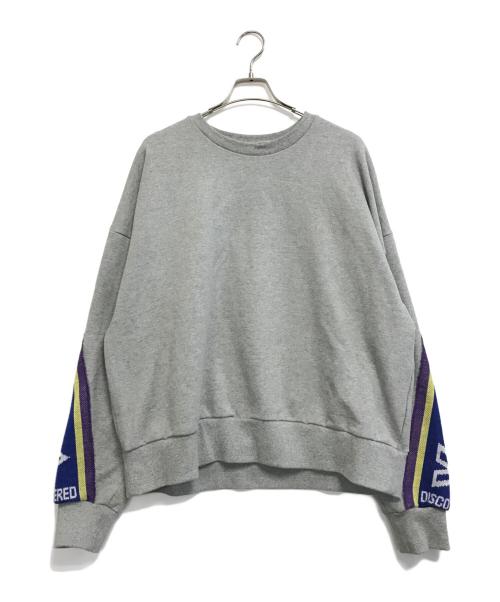 DISCOVERED（ディスカバード）DISCOVERED (ディスカバード) バックニットマフラードッキングスウェット グレー サイズ:3の古着・服飾アイテム