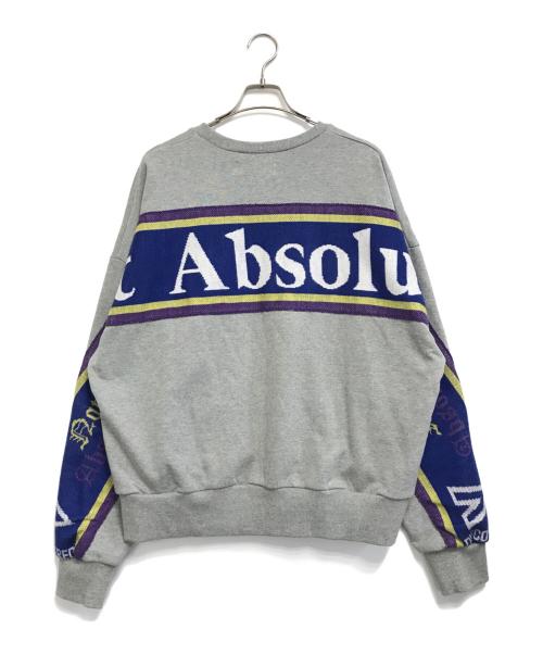 DISCOVERED（ディスカバード）DISCOVERED (ディスカバード) バックニットマフラードッキングスウェット グレー サイズ:3の古着・服飾アイテム