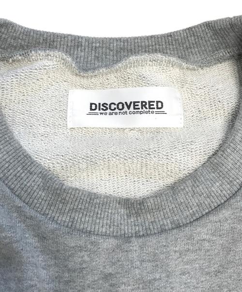 DISCOVERED（ディスカバード）DISCOVERED (ディスカバード) バックニットマフラードッキングスウェット グレー サイズ:3の古着・服飾アイテム