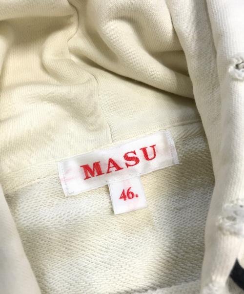 masu（エムエーエスユー）masu (エムエーエスユー) パーカー アイボリー サイズ:46の古着・服飾アイテム