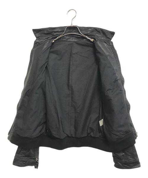 VINTAGE（ヴィンテージ）VINTAGE (ヴィンテージ) レザーブルゾン ブラック サイズ:不明の古着・服飾アイテム