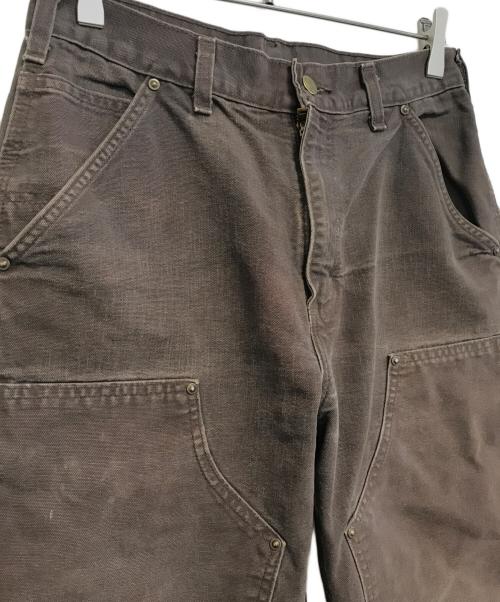 CarHartt（カーハート）CarHartt (カーハート) ダブルニーダックパンツ ブラウン サイズ:W30×L34の古着・服飾アイテム