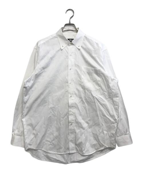 stussy（ステューシー）stussy (ステューシー) ボタンダウンシャツ ホワイト サイズ:Mの古着・服飾アイテム