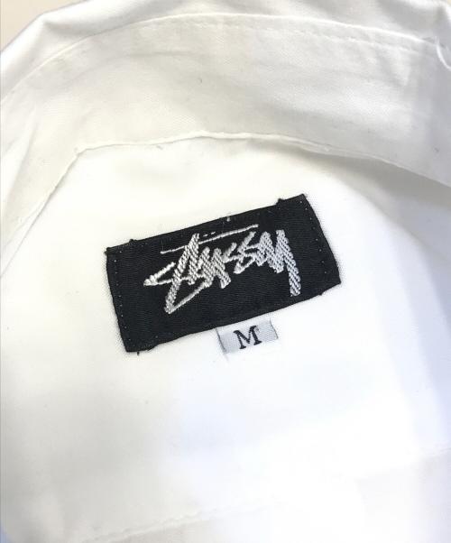 stussy（ステューシー）stussy (ステューシー) ボタンダウンシャツ ホワイト サイズ:Mの古着・服飾アイテム