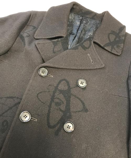 UNDERCOVER JUNTAKAHASHI（アンダーカバー ジュンタカハシ）UNDERCOVER JUNTAKAHASHI (アンダーカバー ジュンタカハシ) Pコート ブラウン サイズ:MEDIUMの古着・服飾アイテム