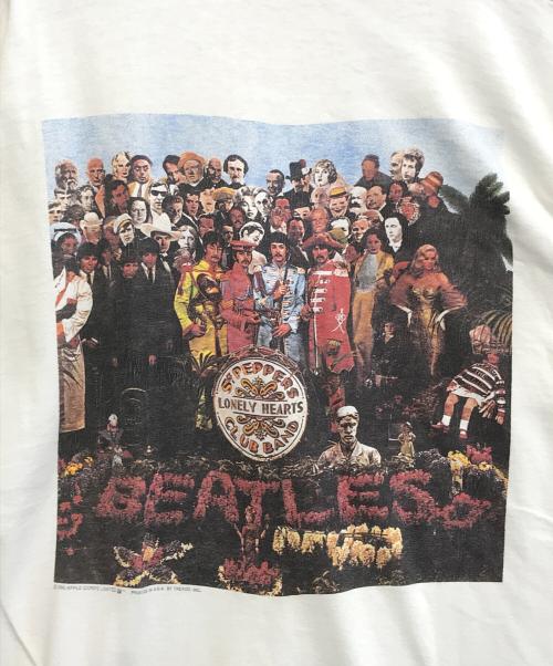 バンドTシャツ（バンドTシャツ）バンドTシャツ (バンドTシャツ) 90'sTHE BEATLES(ザ・ビートルズ)バンドTシャツ ホワイト サイズ:XLの古着・服飾アイテム