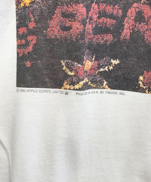 バンドTシャツ（バンドTシャツ）バンドTシャツ (バンドTシャツ) 90'sTHE BEATLES(ザ・ビートルズ)バンドTシャツ ホワイト サイズ:XLの古着・服飾アイテム