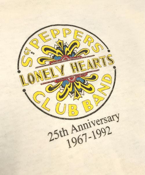 バンドTシャツ（バンドTシャツ）バンドTシャツ (バンドTシャツ) 90'sTHE BEATLES(ザ・ビートルズ)バンドTシャツ ホワイト サイズ:XLの古着・服飾アイテム