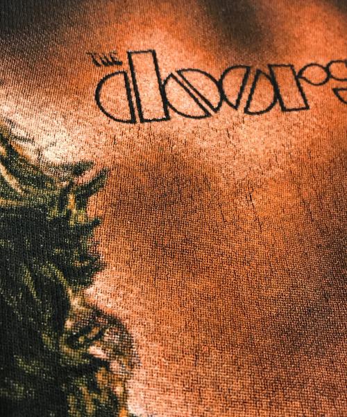 バンドTシャツ（バンドTシャツ）バンドTシャツ (バンドTシャツ) 90s Jim Morrison(ジムモリソン) バンドTシャツ ブラック サイズ:XLの古着・服飾アイテム