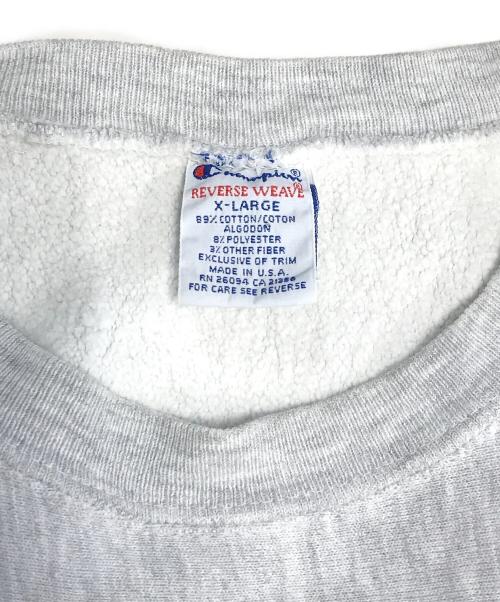 Champion（チャンピオン）Champion (チャンピオン) リバースウィーブスウェット グレー サイズ:XLの古着・服飾アイテム