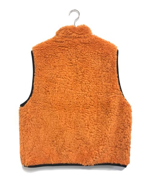 stussy（ステューシー）stussy (ステューシー) SHERPA VEST オレンジ サイズ:M 未使用品の古着・服飾アイテム