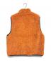 stussy (ステューシー) SHERPA VEST オレンジ サイズ:M 未使用品：16000円