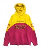 SUPREME×FOX RACINGシュプリーム×フォックスレーシング）の古着「Fox Racing Hooded Sweat shirt」｜イエロー