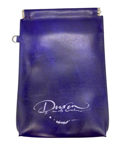 DUREN（ドゥーレン）DUREN (ドゥーレン) クラッチバッグ ブルーの古着・服飾アイテム