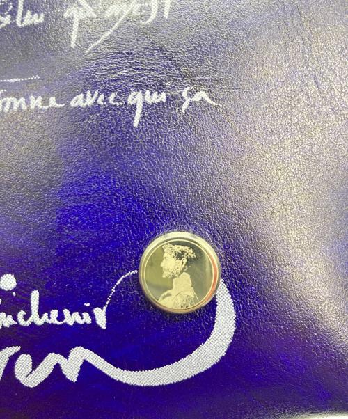 DUREN（ドゥーレン）DUREN (ドゥーレン) クラッチバッグ ブルーの古着・服飾アイテム